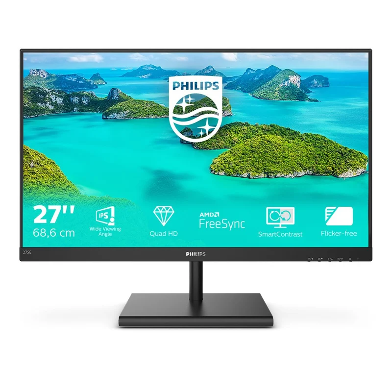 Philips 27 ,Gaming 2560*1440 Ips Vga, Hdmi, Dp Vesa100X100