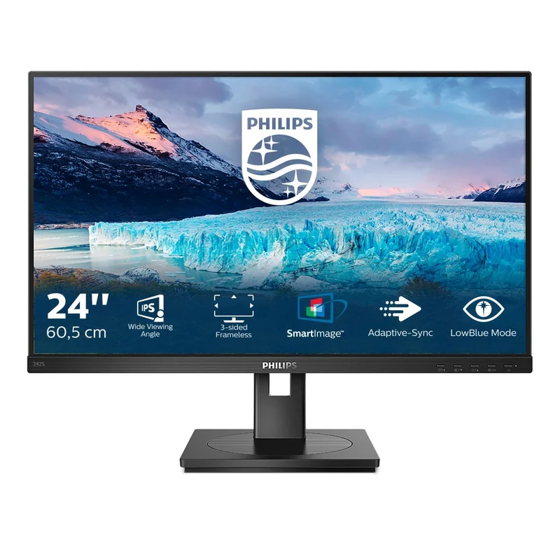 Philips 23.8 Ips Full Hd Completamente Ergonomico Multim.