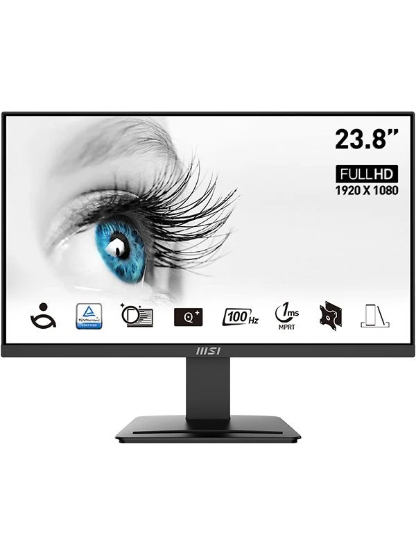 Msi Pro Mp2412 23.8 Fhd Hdmi Dp Black