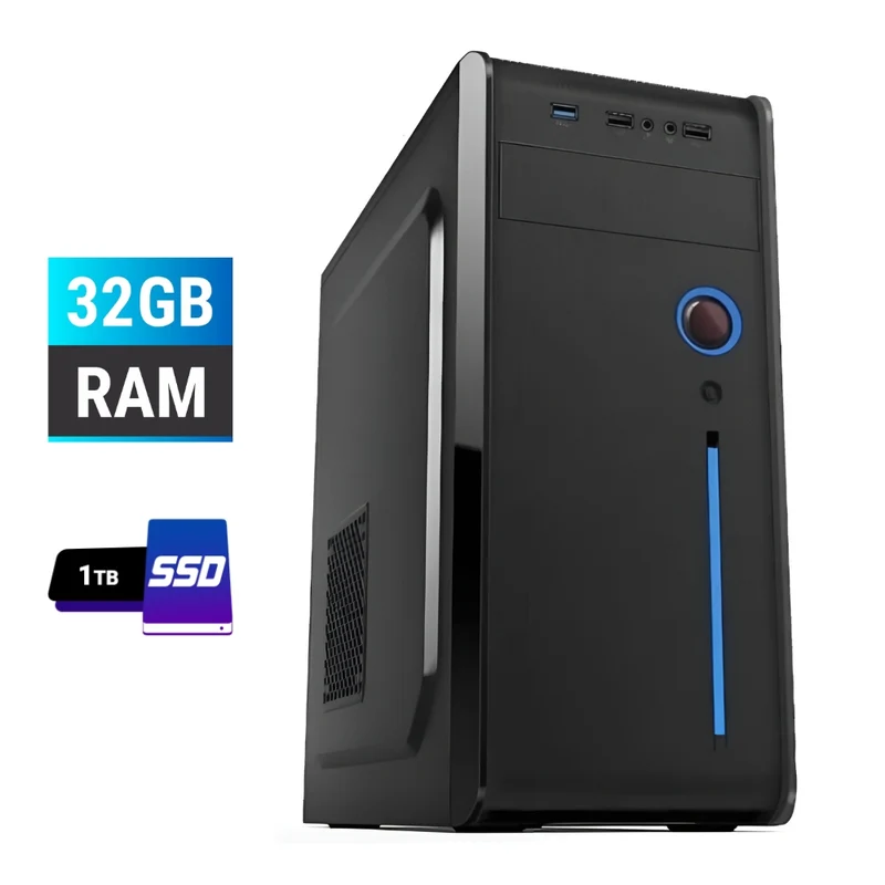 PC Assemblato CPU i7| Ram 32GB | SSD 1TB | FreeDOS