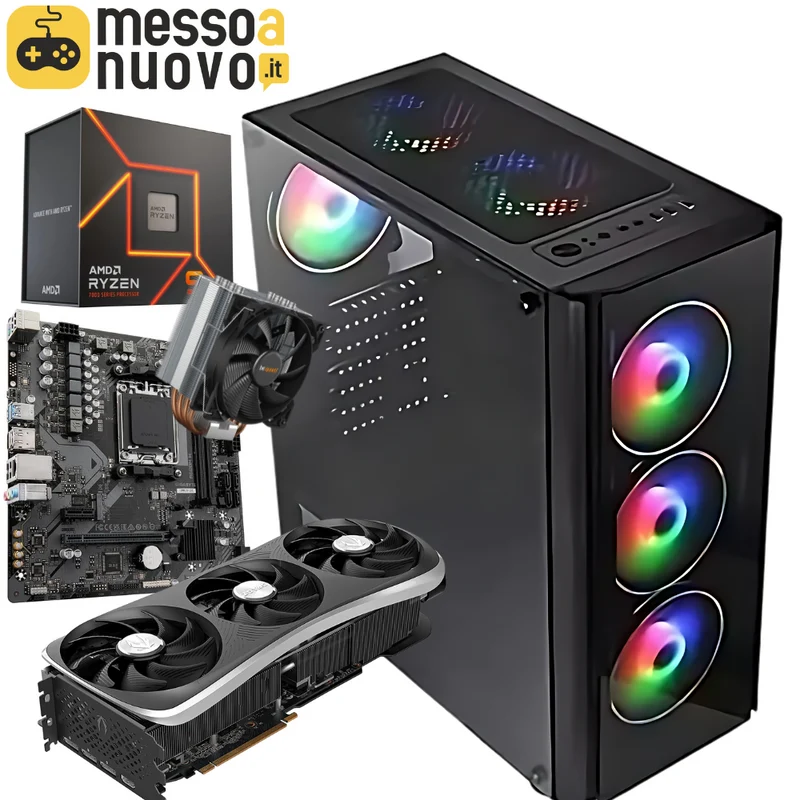 PC Gaming Eris | AMD Ryzen 9 7950X | Ram 32GB | SSD NVMe 1TB | Nvidia RTX 4080 16GB | Windows 11 Pro