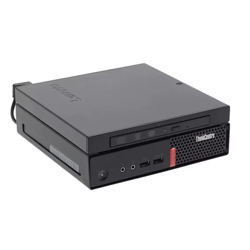Lenovo ThinkCentre M910Q PC Ricondizionato USDT | Intel Core i5-6500T | Windows 11 Pro Display Port Ultra-Compatto e Potente Attacco VESA Lettore DVD