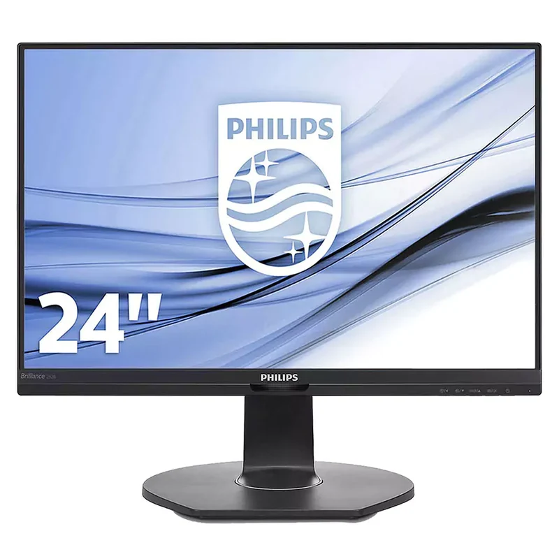 Philips 241B7Q Monitor Ricondizionato 24" 1920x1080 Pixel FullHD con Tecnologia IPS Tempo di risposta 5ms Luminosità 250 cd/m² VGA Display Port HDMI