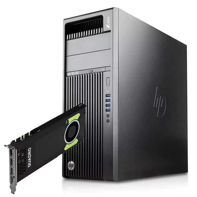 HP Z440 Workstation Tower | Intel Xeon E5-2680 V3 | SSD 512GB | Ram 16GB | Nvidia Quadro M4000 8GB | Windows 10 Pro