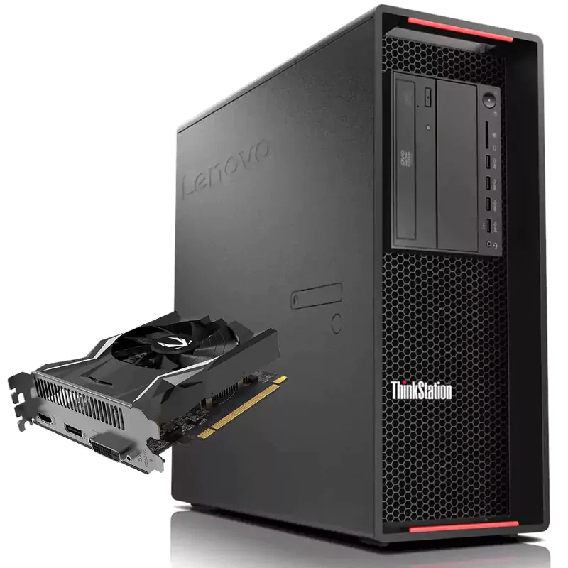 Lenovo ThinkStation P720 Workstation | CPU 2x Intel Xeon Silver 4112 | Ram 32GB | SSD 1TB | Nvidia GTX 1650 4GB | Windows 11 Pro Workstation ad Alte Prestazioni