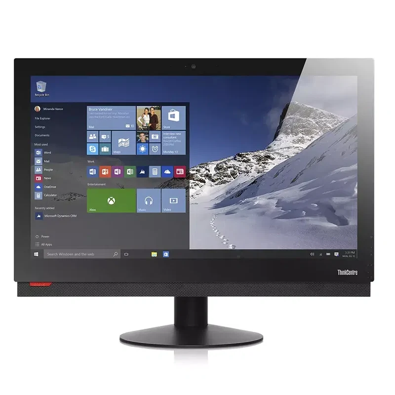 ThinkCentre M900z All-in-One 23.8" FullHD | Intel Core i5-6500 | Windows 11 Pro | Casse audio, WiFi, WebCam La tua postazione completa alla portata di tocco