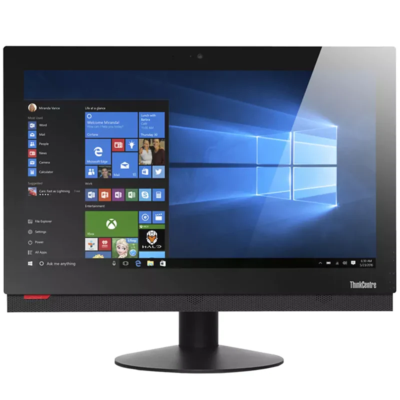 Lenovo All in One ThinkCentre M810Z 22" FullHD | Intel Core i5-6400 | Ram 8GB | webcam HD Windows 11 Pro l'All-in-one ricondizionato perfetto per ogni ambiente di lavoro