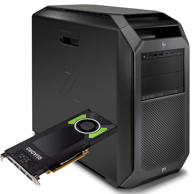 HP Z8 G4 Workstation Tower | Intel Xeon Silver 4114 10Cores | SSD 1Tb | Nvidia Quadro P4000 | Windows 11 Pro La workstation per professionisti
