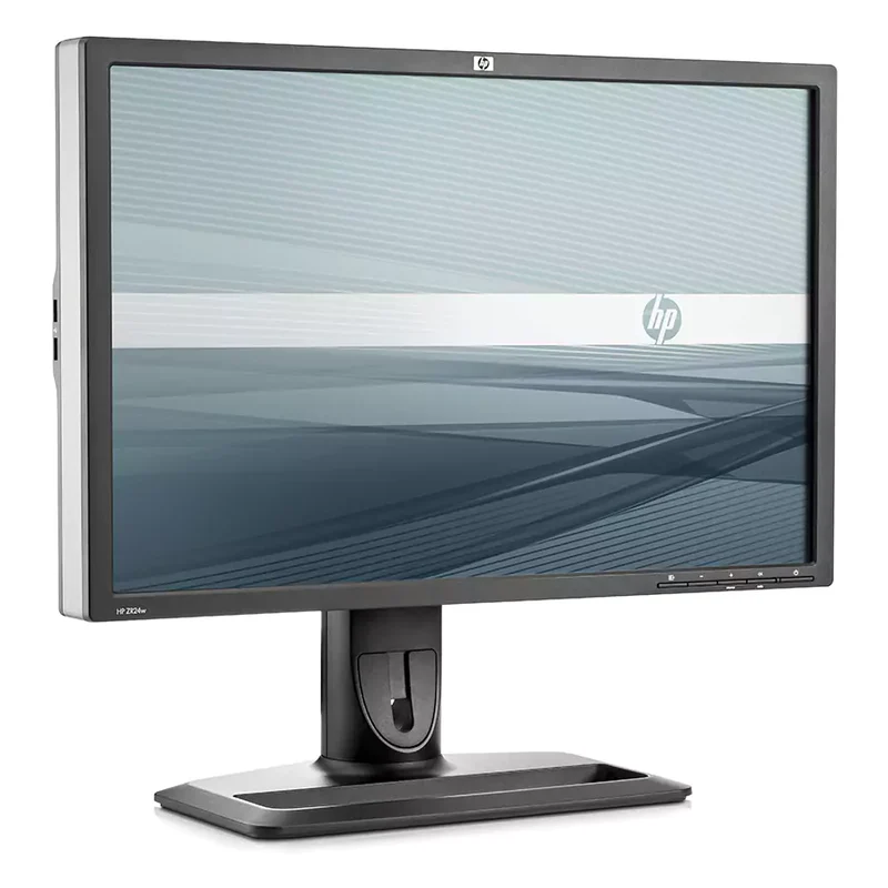 HP ZR24w Monitor 24" 1920x1200 Pixel Full HD Luminosità 400 cd/m² Tempo di risposta 7ms USB VGA Display Port DVI