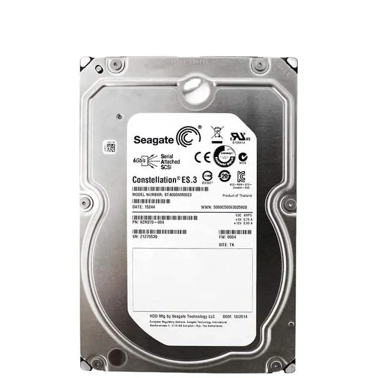 Seagate ST4000NM0023 HDD Interno da 4TB, 3,5", Nero