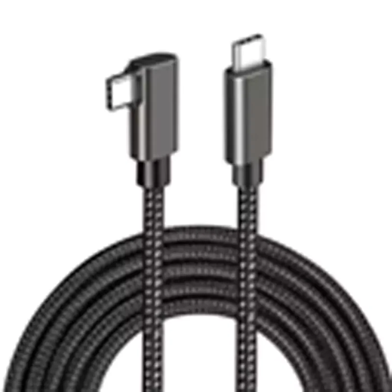 Cavo USB Type-C ad USB Type-C Angolare ST0886-3 Compatibile Thunderbolt 3 Consente di ricaricare e sincronizzare i dispositivi USB Type-C senza l’intralcio dei cavi