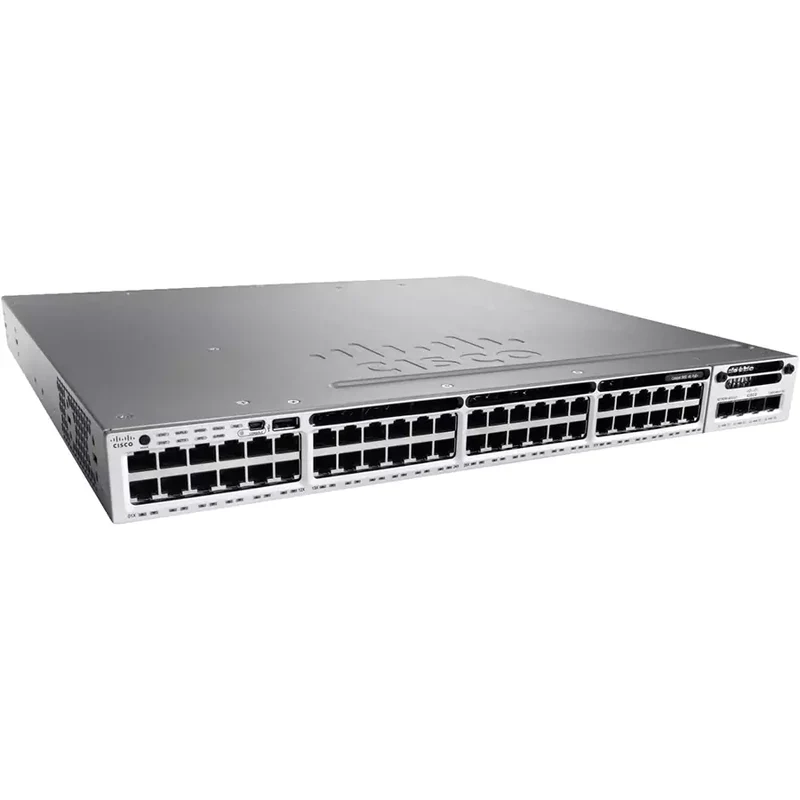 Cisco WS-C3850-48T-S Switch Managed di rete 48x Ethernet Gigabit Montaggio a Rack perfetto per aziende e professionisti dell’IT