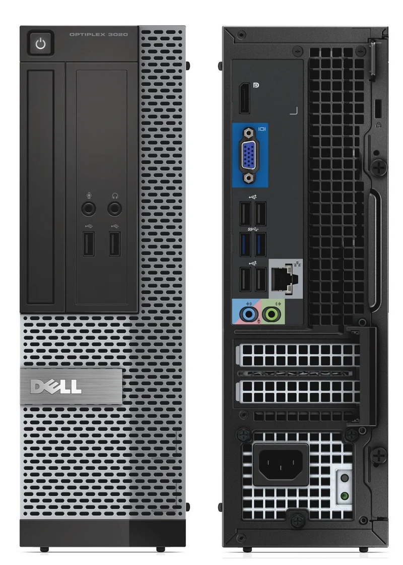 Dell OptiPlex 3020 Computer Fisso SFF | Intel Core i3-4130 3.40 GHz | 8 GB Ram | 500GB Hard Disk | Windows 10 | compatto economico e perfetto per l’ufficio