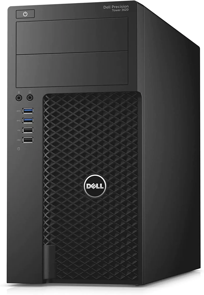 Dell Precision 3620 Computer Fisso Tower Workstation | Intel Xeon E3-1240 V5 3.5Ghz | Ram 16Gb | SSD 512Gb | Windows 10 Pro