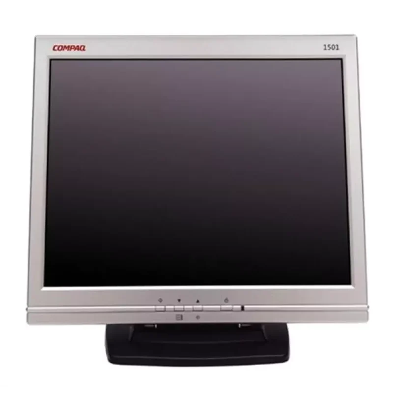HP Compaq 1501 Monitor LCD TFT 15" HD 75Hz Luminosità 250 cd/m2 Contrasto 350:1 VGA DVI