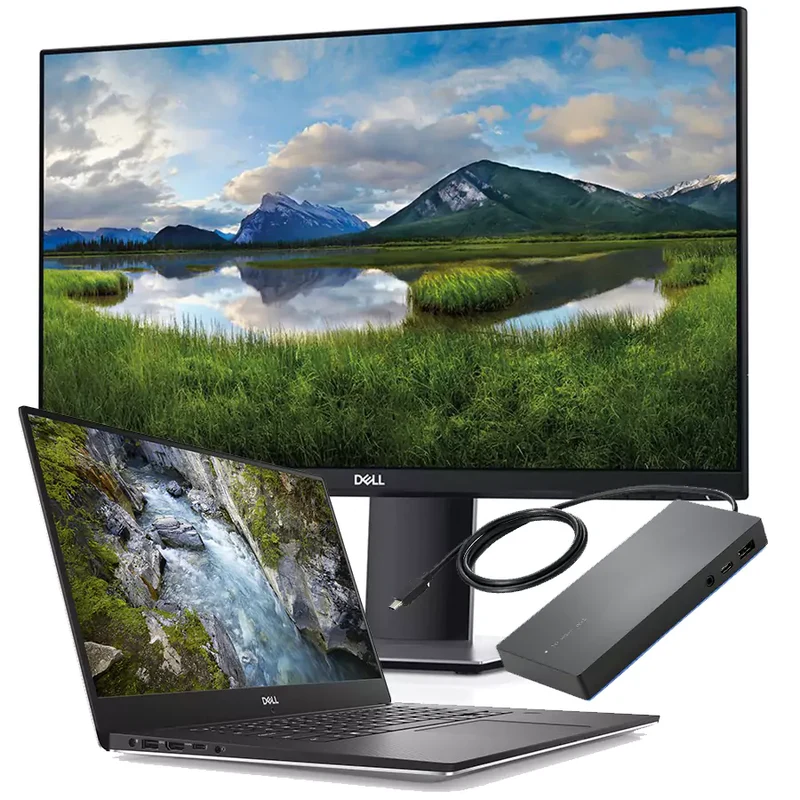 Bundle DELL Precision 5530 Notebook Workstation 15.6″ Full HD IPS | Intel Core i9-8950HK 2.9Ghz | Ram 32Gb | SSD NVMe 512Gb | Nvidia Quadro P2000 | WiFi HDMI Web Cam | Windows 11 Pro + Monitor Dell 23" FullHD + Docking Station