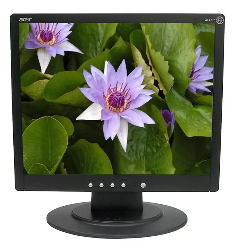 Acer AL1715 Monitor LCD 17″ Pollici 1280x1024 Pixel Tempo di risposta 20ms Luminosità 250cd/m2 Contrasto 430:1 VGA Casse audio