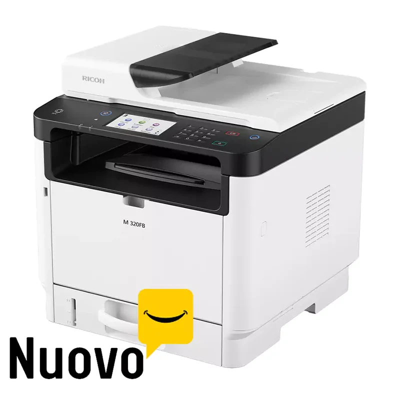 Ricoh M 320FB Multifunzione laser A4 Monocromatica B/N 32ppm 1200x1200 DPI Duplex Fronte/Retro automatico Fax USB WiFi Prodotto Nuovo