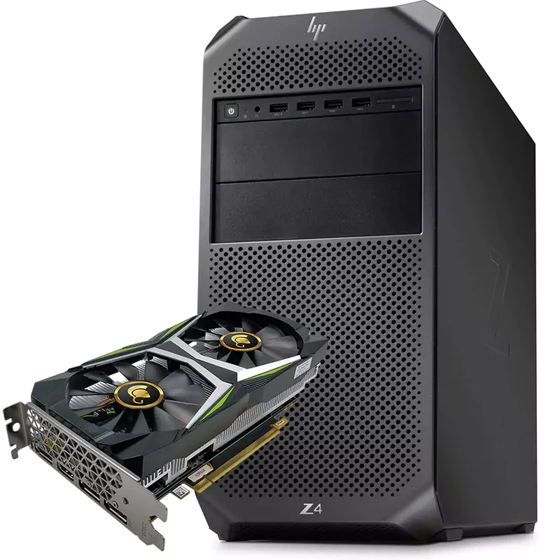 HP Z4 G4 Workstation Tower | Intel Xeon W-2125 4Ghz | Ram 32Gb | SSD 2Tb | Nvidia RTX 2060 12Gb | Windows 11 Pro La workstation senza rivali
