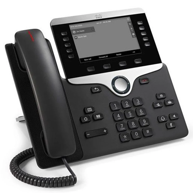 Cisco CP-8811 Telefono IP a 5 linee dal design ergonomico display da 5" porta Ethernet PoE perfetto per reception ed uffici