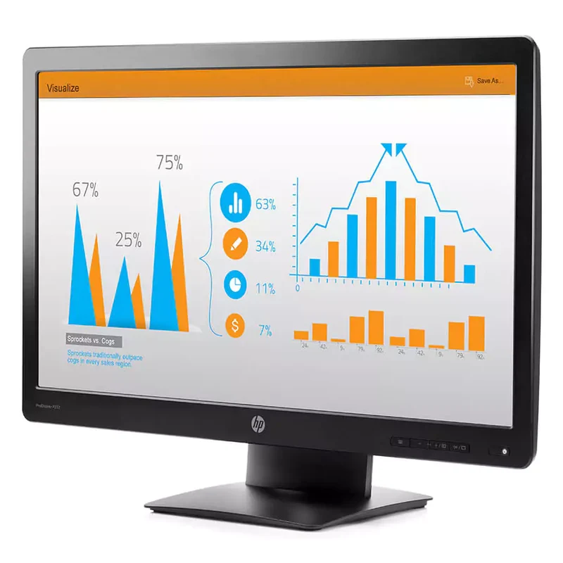 HP ProDisplay P232 Monitor LED TN 23" 1920x1080 Pixel FullHD Luminosità 250 cd/m² Tempo di risposta 5ms VGA Display Port