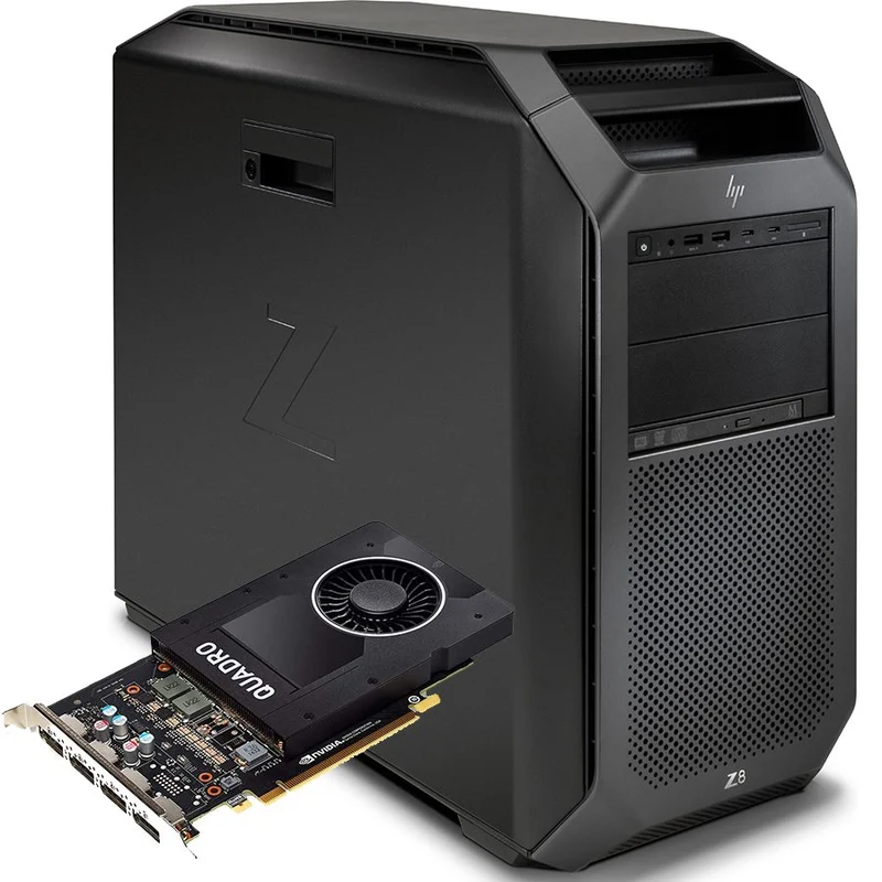 HP Z8 G4 Workstation Tower | 2x Intel Xeon Silver 4114 20Cores | Ram 64Gb | SSD 1TB | Nvidia Quadro P2000 | Windows 11 Pro La workstation per professionisti