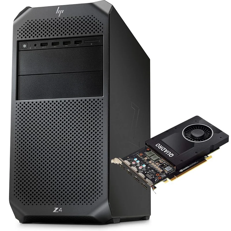 HP Z4 G4 Workstation Tower | Intel Xeon W-2125 4Cores | Ram 32Gb | SSD 1Tb nvme | Nvidia Quadro P2000 | Windows 11 Pro La workstation senza rivali