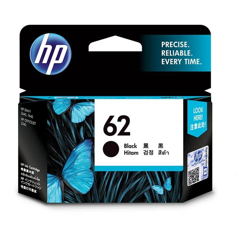 Hp Cartuccia D'Inchiostro Originale C2P04Ae 62, Nero Per HP OfficeJet 200 Stampante Mobile Prodotto Nuove in confezione originale