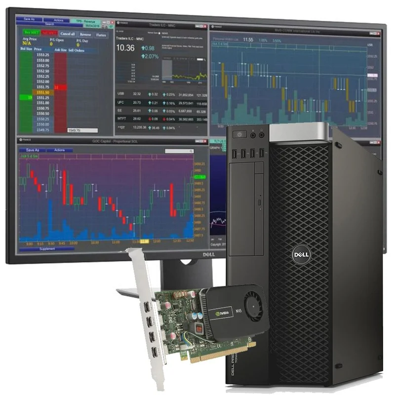 Postazione DELL Precision Tower 7810 Workstation | 2x Intel Core Xeon E5-2609 | 32Gb Ram | SSD 256Gb + 3Tb | Nvidia NVS 510 2Gb | Monitor Dell 43″ 4K | Windows 11 Pro