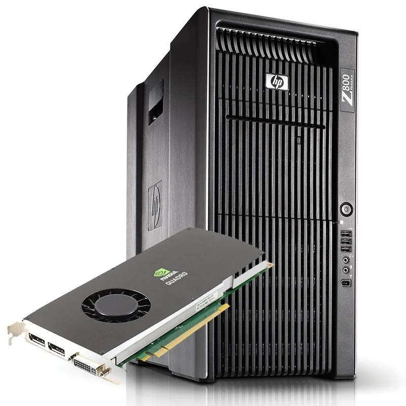 HP Z800 Workstation | Intel Xeon X5520 2.26Ghz | Ram 24Gb | SSD 480Gb | Nvidia Quadro FX 3800 | Windows 10 Pro La workstation conveniente ed intelligente