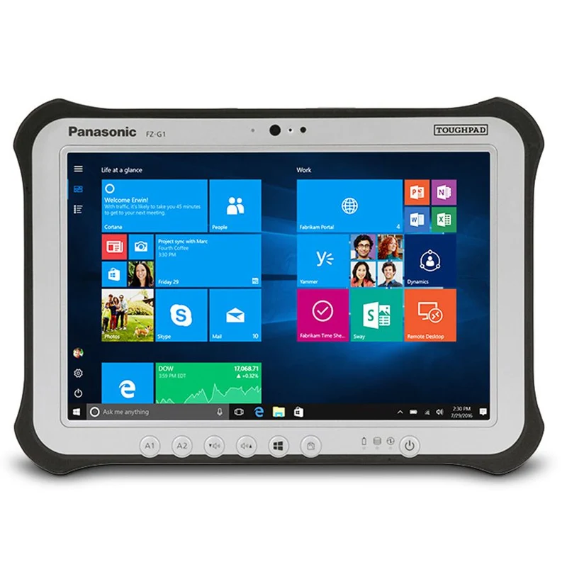 Panasonic ToughPad FX G1 4 Tablet Full Rugged 10" FullHD | Intel Core i5-6300U | Ram 8Gb | SSD 128Gb | WiFi Bluetooth GPS 4G Windows 10 Pro Il tablet per performante per ambienti estremi