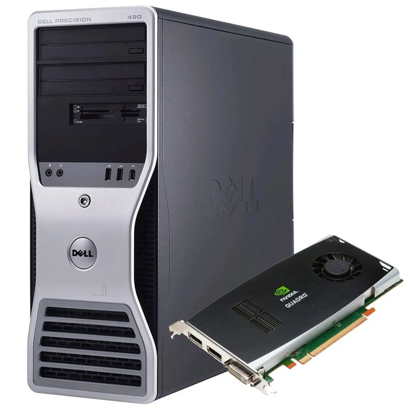 Dell Precision T5500 Workstation | Intel Xeon E5540 2.53Ghz | Ram 8Gb | SSD 256Gb | Nvidia Quadro FX1800 | Windows 10 pro Workstation economica e performante