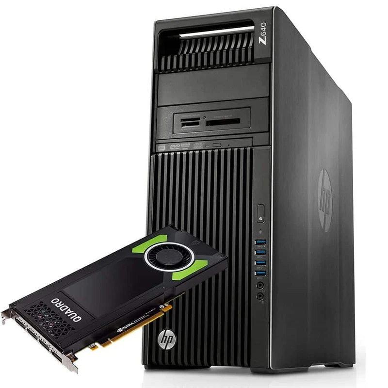 HP Workstation Z640 | Intel Xeon E5-1620 v3 3.5Ghz | Ram 64Gb | SSD 2Tb | Nvidia Quadro P4000 8Gb | Windows 10 Pro