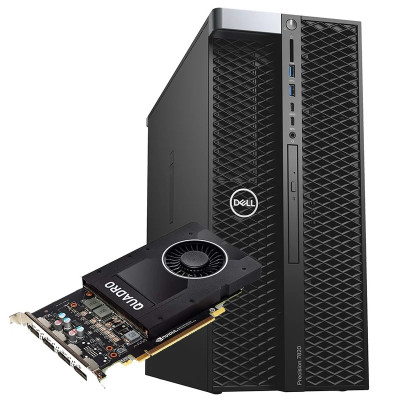 Dell precision 7820 Workstation | Intel Xeon Silver 4112 2.6Ghz | Ram 64Gb | SSD 1Tb | Nvidia Quadro P2000 5Gb | Windows 11 Pro