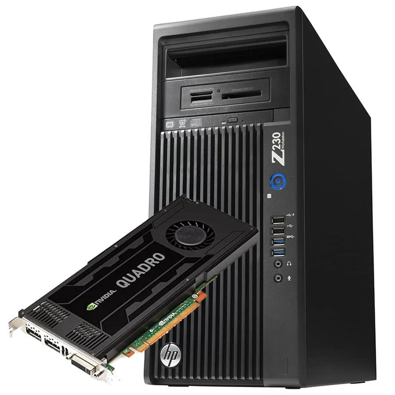 Workstation HP Z230 Tower | Intel Core i7-4770 3.4Ghz | Ram 16Gb | SSD 256Gb | Nvidia Quadro K4000 3Gb | Windows 10 Pro La workstation ideale per ambienti di produzione