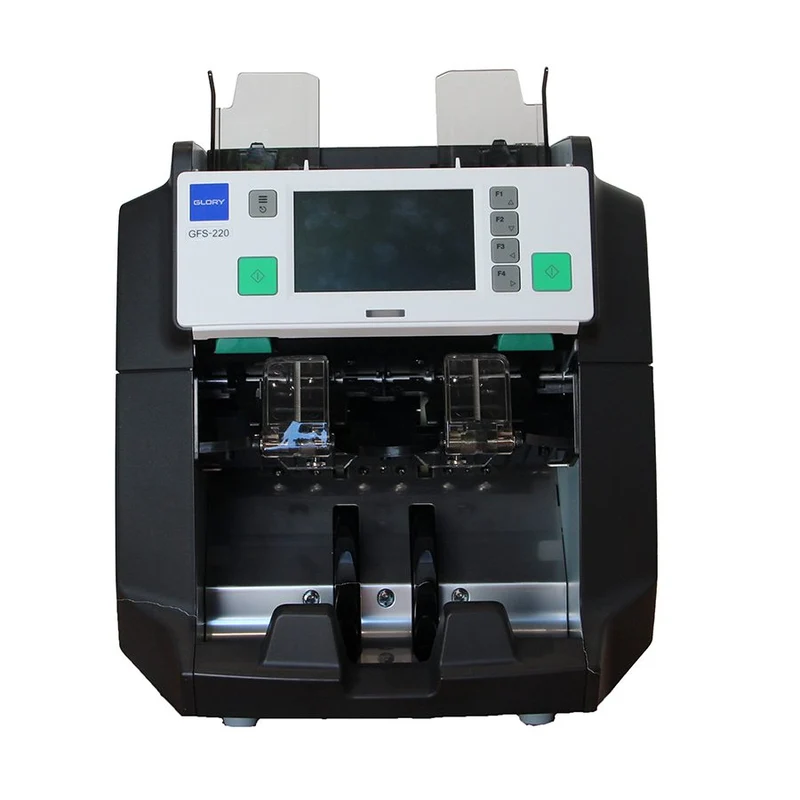 Glory GFS-220F - Contabanconote E Selezionatore professionale velocissimo e preciso seleziona contante contraffatto 1300 Banconote al minuto