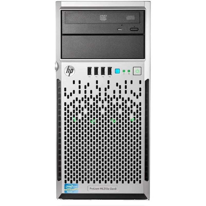 HP Proliant Ml310E Gen 8 V2 Server | Intel Xeon E3-1220V3 3.1Ghz | Ram 8/16Gb | HDD 2x3Tb | Raid Controller Doppia PSU Il Server Entry-Level per ogni impiego