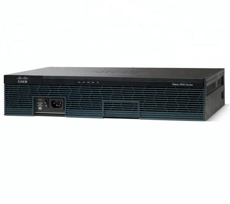 Cisco 2911/K9 Router Integrated Service 3XGigabit Montaggio a Rack Crittografia Hardware Perfetto per i professionisti dell'IT
