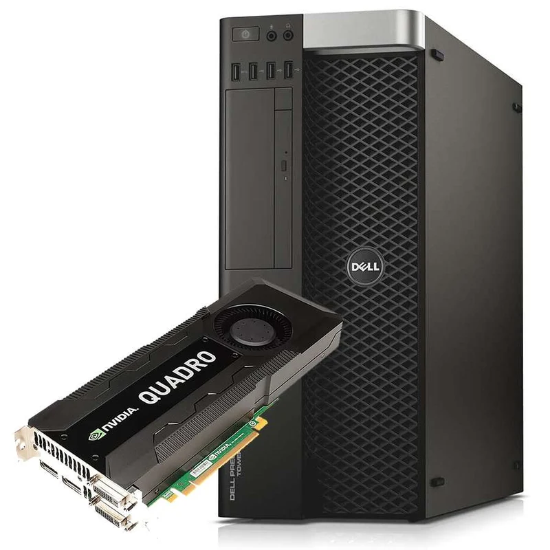 DELL Precision Tower 7810 Workstation | 2x Intel Core Xeon E5-2637v3 3.5Ghz | 32Gb Ram | SSD 1Tb + 3Tb | Nvidia Quadro k5000 4Gb | Windows 11 Pro