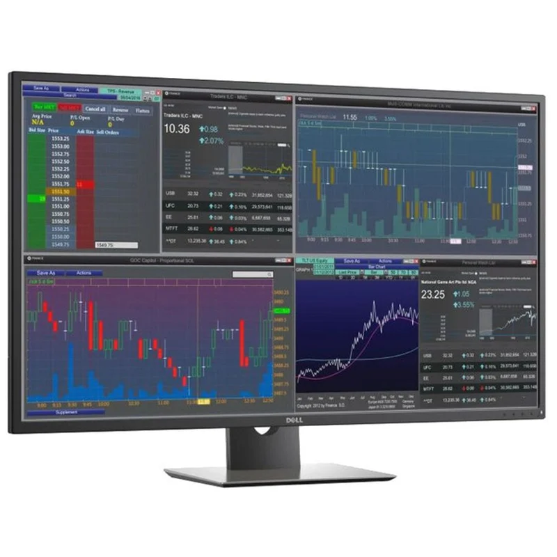 DELL P4317Q Monitor LED 42.5" 3840x2160 Pixel 4K Ultra HD Luminosità 350 cd/mq Tempo di risposta 8ms 1000:1 Hub USB VGA HDMI Display Port