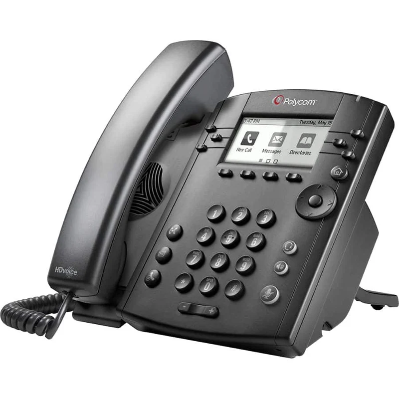 Polycom VVX310 Telefono Fisso a 6 linee Massimizza la produttività con il design all-in-one Il telefono perfetto per centralini e segreterie
