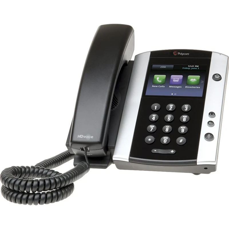 Polycom VVX501 Telefono Fisso Touch Screen a 12 linee Massimizza la produttività con il design all-in-one Il telefono perfetto per centralini e segreterie