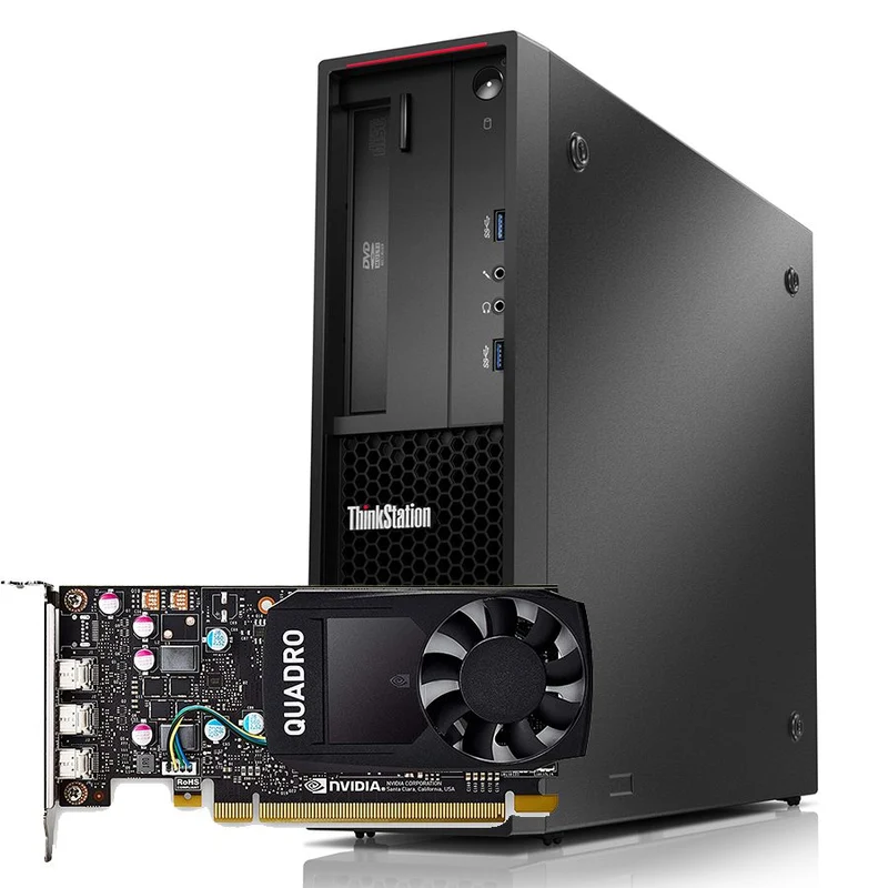 Lenovo ThinkStation P310 SFF Workstation | Intel Core i7-6700 | Ram 32Gb | SSD 512Gb | Nvidia Quadro P400 V2 2Gb Windows 10 Pro DVD La workstation compatta ed affidabile