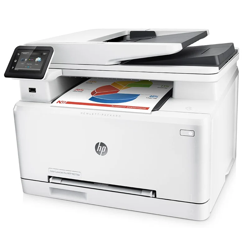 HP Color LaserJet Pro M277dw Multifunzione laser a colori A4 600x600 DPI 18 ppm Duplex Fronte/retro automatico Wi-Fi Rete Fax Compatta di ottima qualità e ricca di funzioni