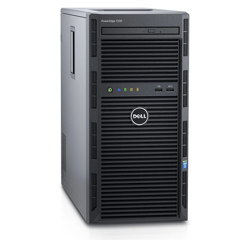 DELL PowerEdge T130 Server | Intel Xeon E3-1220 V5 3GHz | Ram 16Gb | Supporto Raid PERC H330 Il Server Compatto, potente e dalle capacità illimitate
