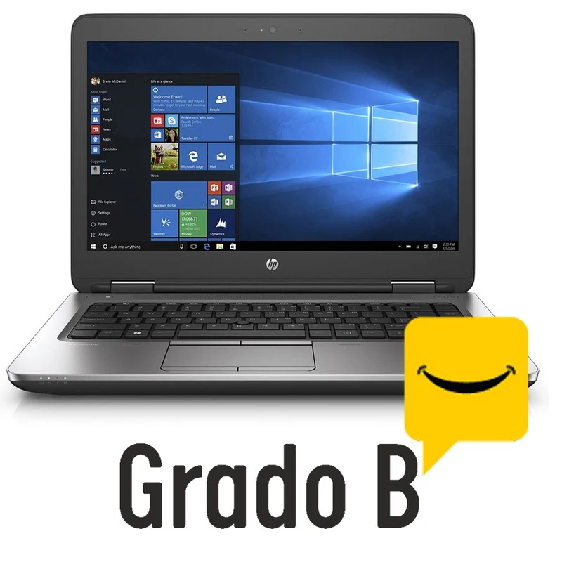 HP ProBook 645 G2 Notebook da 14″ HD | AMD A6-8500B 1.6Ghz | SSD 256Gb | Ram 8Gb | Webcam Tastiera ITA | Windows 10 Pro Grado B