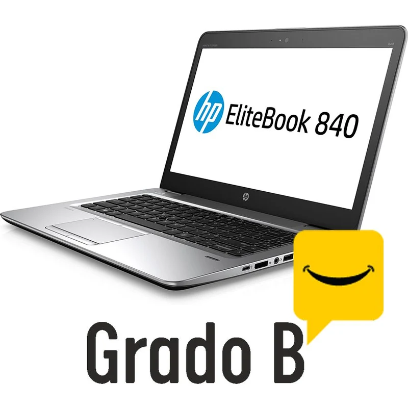 HP Elitebook 840 G4 Notebook 14″ FullHD | Intel Core i5-7300U 2.6Ghz | Ram 8Gb | SSD 256Gb | Tastiera ITA | Windows 10 Pro Grado B