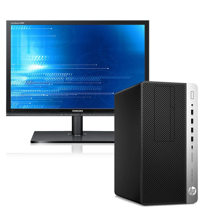 Bundle HP ProDesk 600 G3 MT | Intel Core i5-6400T 2.2Ghz | SSD 256Gb + 3Tb Meccanico | Ram 16Gb | Monitor Samsung 27" LED FullHD | Windows 10 Pro