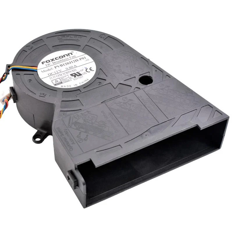 PVB120J12H-P01 12 centimetri DC 12 V 0.80A volume d'aria di Grandi Dimensioni turbina soffiante proiettore ventola di raffreddamento