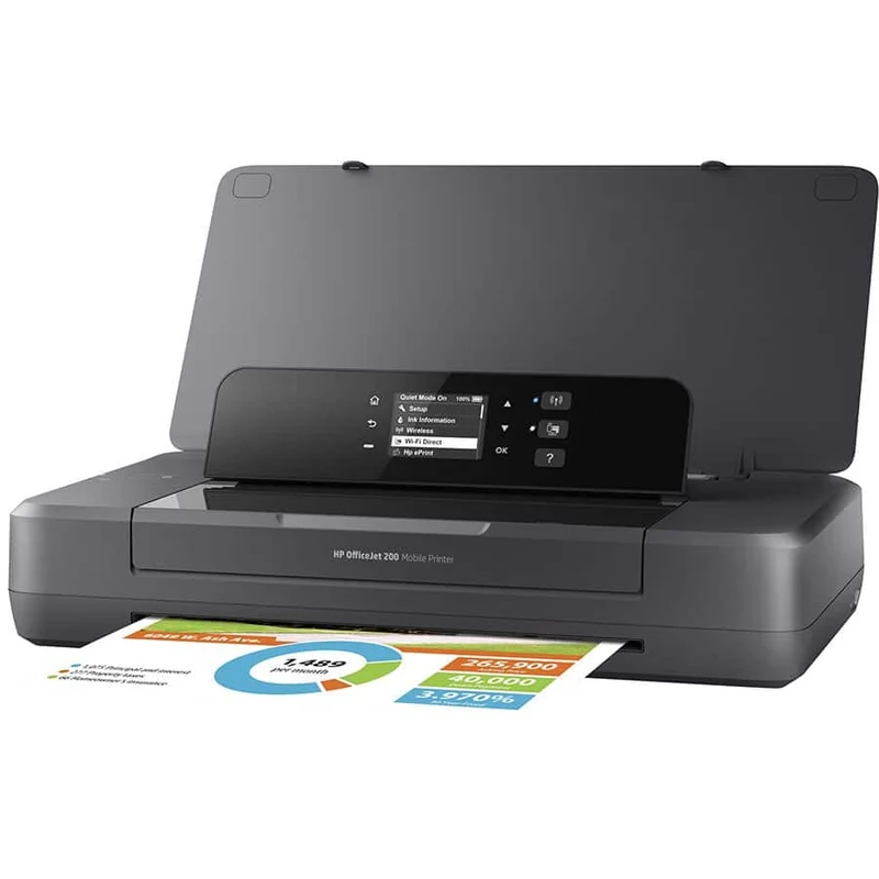 HP OfficeJet 200 Stampante InkJet a colori A4 portatile con batteria USB WiFi 19ppm 1200 x 1200 dpi
